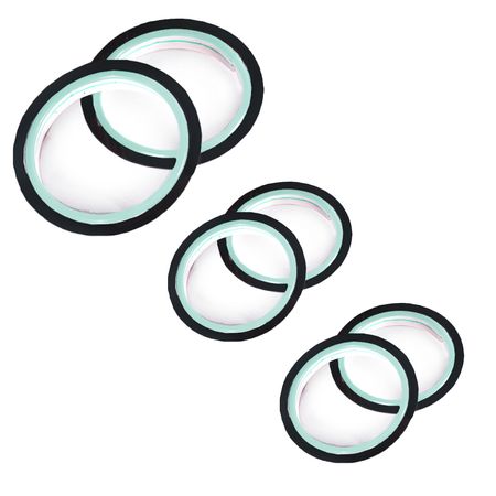 حلقه نئون خودرو پیکار مدل ایس مناسب برای تیبا مجموعه 6 عددی