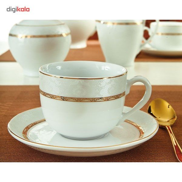 سرویس 102 پارچه چینی زرین ایران مدل ایتالیا اف هدیه درجه عالی