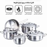 سرویس قابلمه 9 پارچه کرکماز مدل Alfa کد A1660