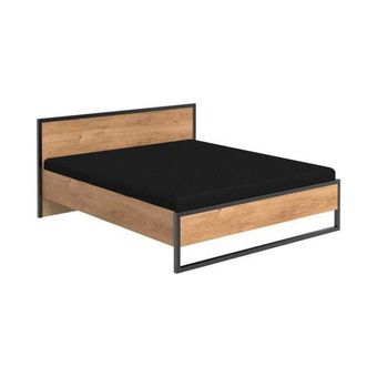 تخت‌خواب ام دی اف دو نفره هیراد مدل Z123-MDF سایز 190 * 210 سانتی‌متر 
