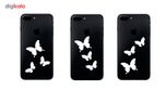 استیکر گوشی طرح the butterfly بسته 2 عددی