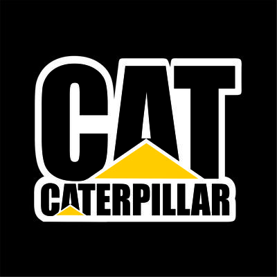 برچسب بدنه خودرو لیزارد طرح CATERPILAR کد LZD-850