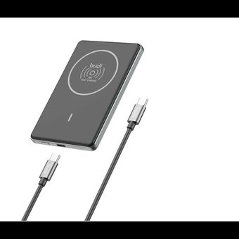 پاوربانک بودی مدل Budi PB805H با ظرفیت 5000 میلی آمپر ساعت و توان 20 وات