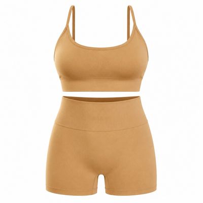 ست نیم‌تنه و شلوارک ورزشی زنانه مدل GS-M-175294
