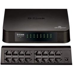 سوییچ 16 پورت غیر مدیریتی و مگابیتی دی-لینک مدل DES-1016A(استوک)