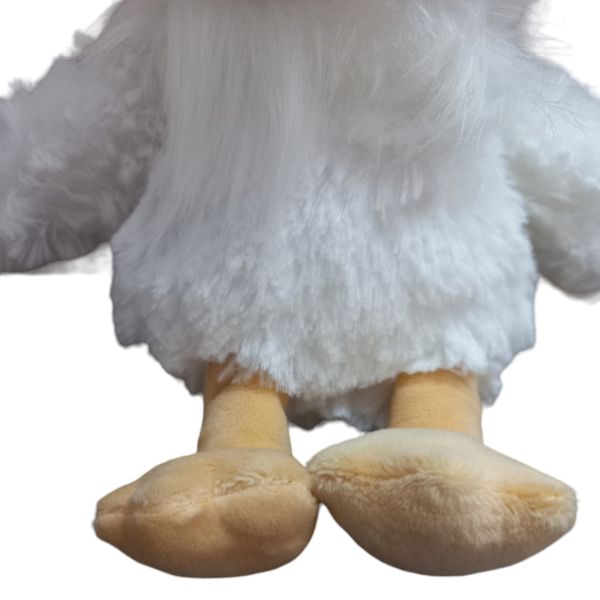 عروسک مدل جغد برفی ارتفاع 25 سانتی متر