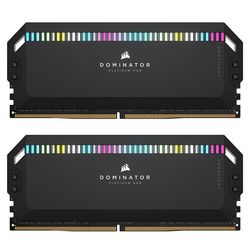 رم دسکتاپ DDR5 دو کاناله 6400 مگاهرتز CL32 کورسیر مدل Dominator Platinum RGB ظرفیت 32 گیگابایت