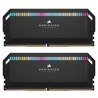 رم دسکتاپ DDR5 دو کاناله 6400 مگاهرتز CL32 کورسیر مدل Dominator Platinum RGB ظرفیت 32 گیگابایت