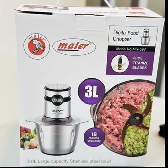 خردکن برقی مایر مدل MR593 ظرفیت 3 لیتر با 6 تیغه