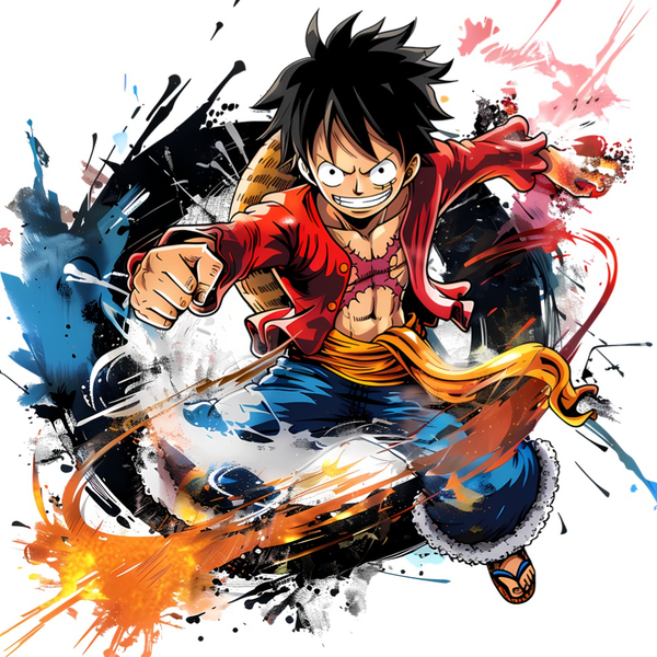 برچسب اتویی و حرارتی لباس طرح LUFFY