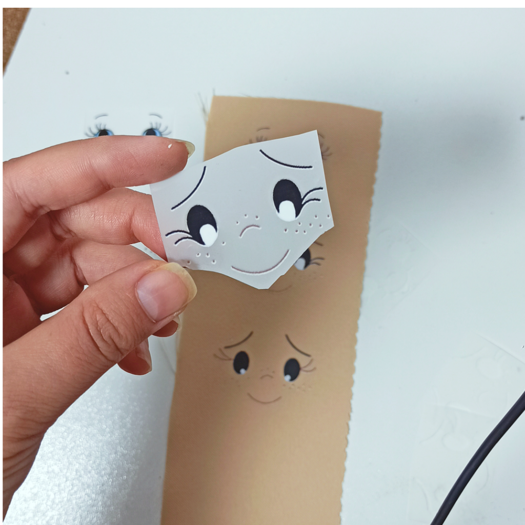برچسب چهره فانتزی مژه مشکی