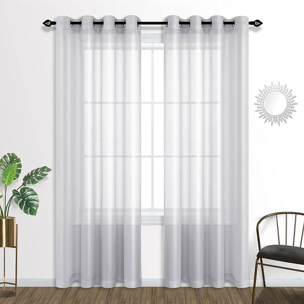 پرده تیکو دکو مدل حریر کلاسیک سایز  260x140 سانتیمتر مجموعه دو عددی