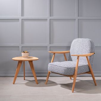 مبل راحتی یک نفره رست مدل پولکا yanki 5511 - pure