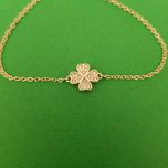 دستبند زنانه مدل گل 4 پر