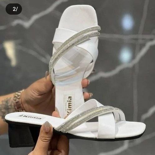 صندل نگینی مجلسی پاشنه دار