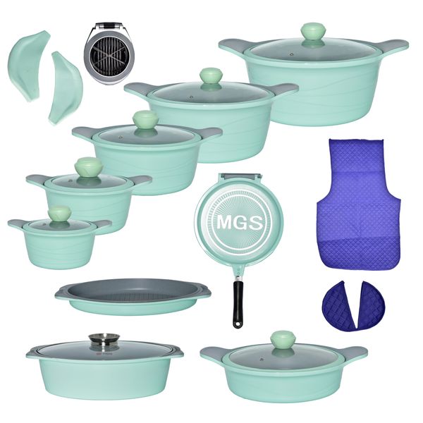 سرویس پخت وپز 23 پارچه ام جی اس مدل کره ای D