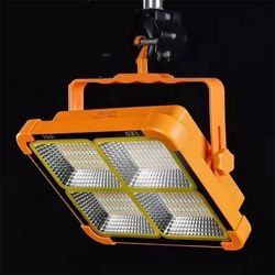 پروژکتور شارژی خورشیدی 1200 وات LED با چهار حالت نوردهی