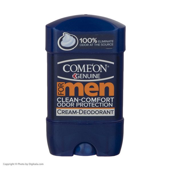 ژل شفاف ضد تعریق مردانه کامان مدل Clean Comfortحجم 75 میلی لیتر