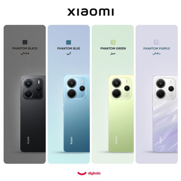 گوشی موبایل شیائومی مدل Redmi Note 14 4G دو سیم کارت ظرفیت 256 گیگابایت و رم 8 گیگابایت - گلوبال