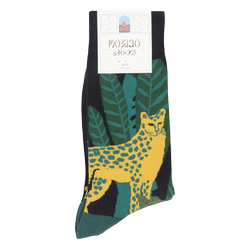 جوراب ساقدار زنانه ماکسیو طرح پلنگ