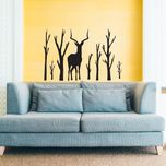 استیکر ناویا طرح غزال مدل چوبی کد 001