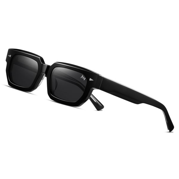 عینک آفتابی مستطیلی آلبرت وگ مدل S32129C1 Acetate Avantgarde Visionary