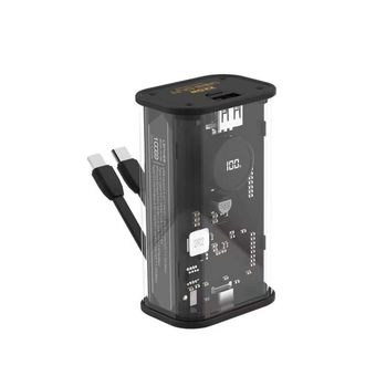 پاوربانک لنیز مدل PX158D ظرفیت 10000 میلی‌آمپر ساعت