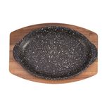 تابه گریل چدن نالینو مدل Sorin به همراه استند چوبی