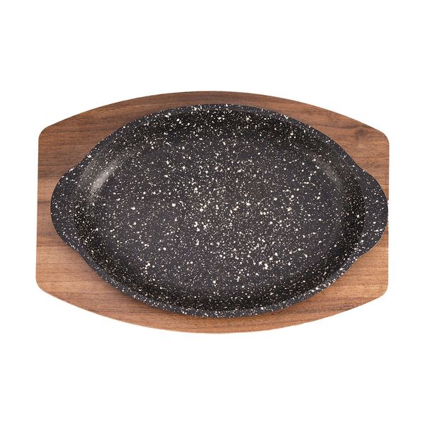 تابه گریل چدن نالینو مدل Sorin به همراه استند چوبی