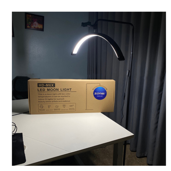 نور ثابت ال ای دی Zomei Half Moon Light HD-M6X