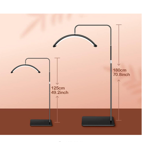 نور ثابت ال ای دی Zomei Half Moon Light HD-M6X