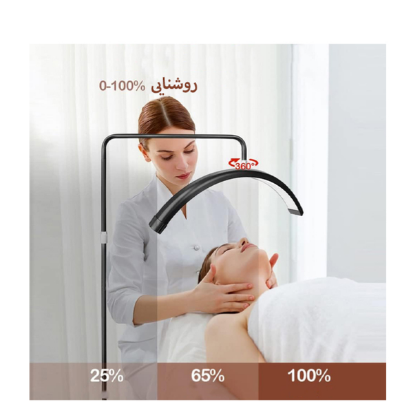 نور ثابت ال ای دی Zomei Half Moon Light HD-M6X