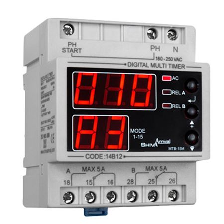 مولتی تایمر دیجیتال شیوا امواج مدل MTB-15M