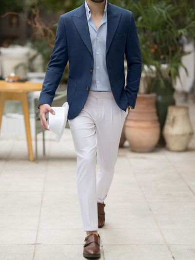 کت لینن بدون آستر تابستانی کد c191