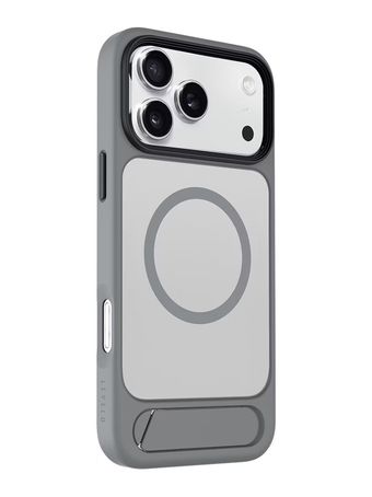 قاب آیفون 17 پرو مکس لولو Levelo MATTEO Hybrid Kickstand طوسی