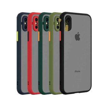 کاور قاب گوشی پشت مات محافظ لنزدار آیفون مکس Apple iPhone XS Max