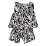 ست تاپ و شلوارک راحتی نوزادی مدل MDSS-CH3746