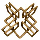 لوستر چهارشعله مدل چوبی کد 0162