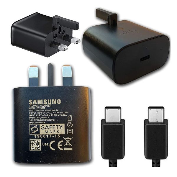 شارژر دیواری سامسونگ مدل EP-TA800 گارانتی تعویض