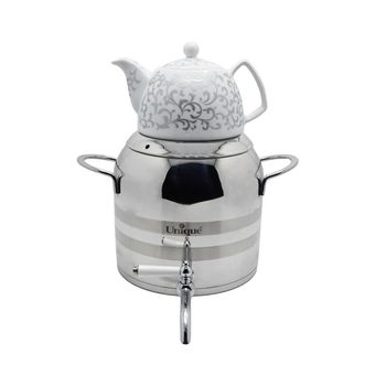 ست کتری و قوری یونیک مدل شیردار کد 7278S