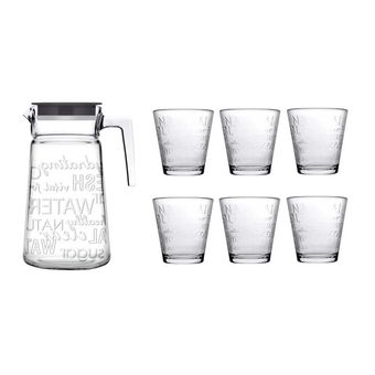 پارچ و لیوان پاشاباغچه مدل سیتی پایپ کد 96853