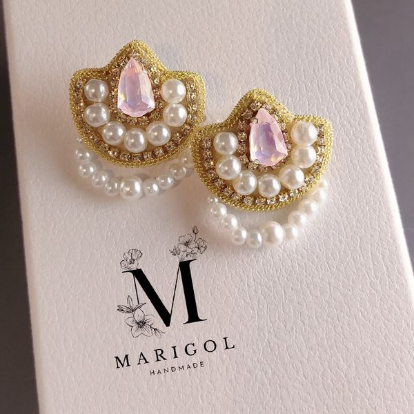 گوشواره ریسه مروارید