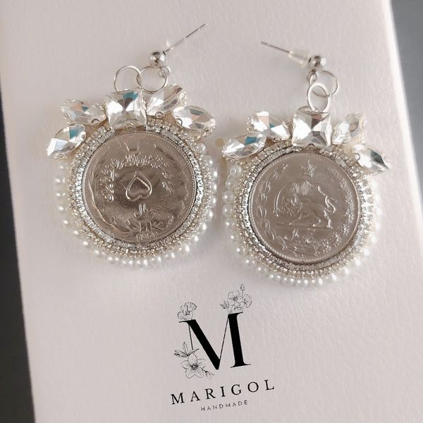 گوشواره سکه آویز