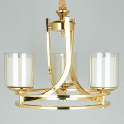 لوستر مدرن چشمه نور مدل رسا 3 شعله با پروفیل