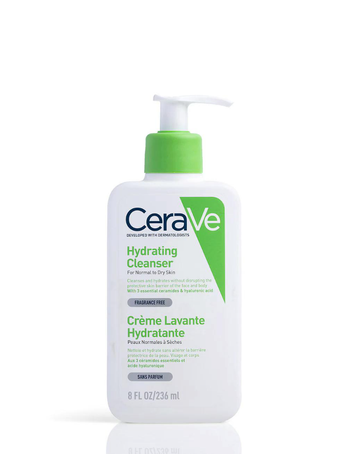 ژل شستشو و آبرسان قوی سراوی مخصوص پوست نرمال و خشک سراوی cerave حجم 236 میلی لیتر