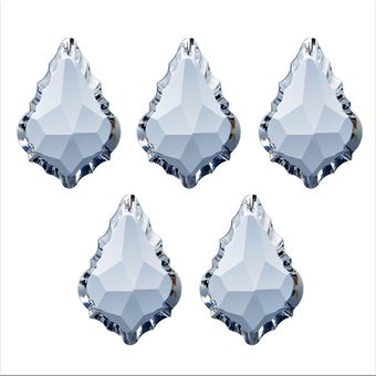 کریستال آویز لوستر کد LA201-B3 بسته 5 عددی سفید شفاف
