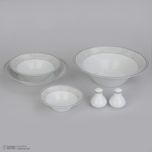 سرویس چینی 35 پارچه غذاخوری چینی زرین ایران طرح شهرزاد مدل ورونا درجه عالی