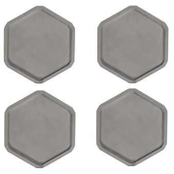 زیرگلدانی مدل6ضلعی مجموعه 4 عددی