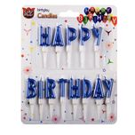 شمع تولد مدل هپی برت دی بسته ی 13 عددی