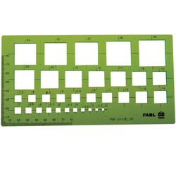 شابلون مربع فابل